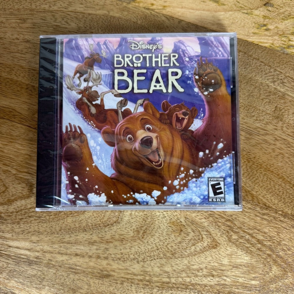 Disney Brother Bear PC Game Windows XP 98 Me Sealed Jewel Case N0496/N0497